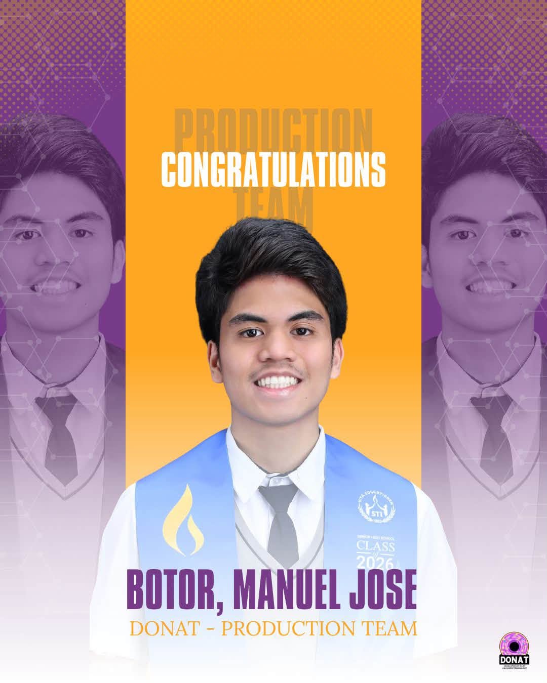 Manuel Jose Botor, DONAT Production Team in 2024-2026